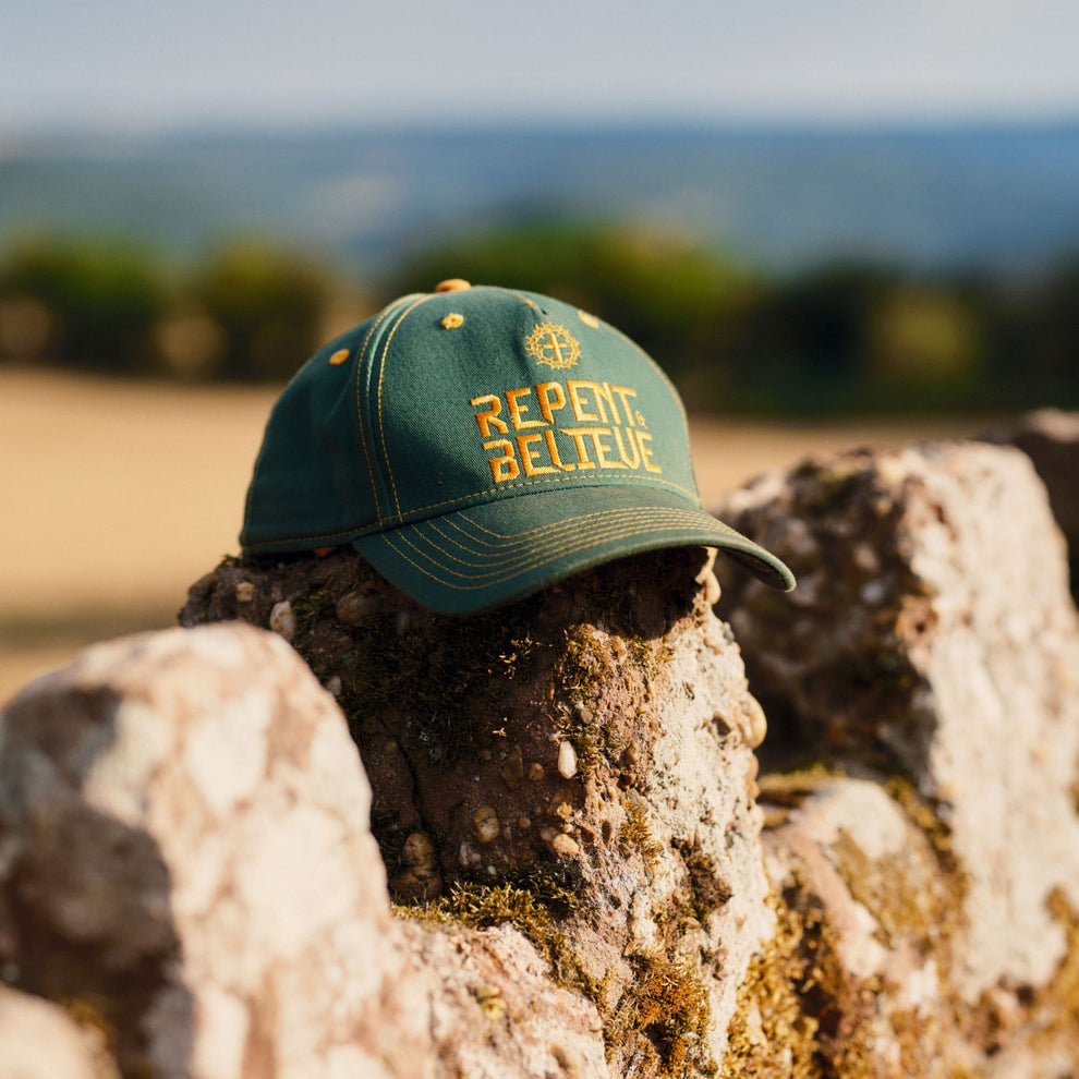 5 Panel Baseball Cap – Repent And Believe